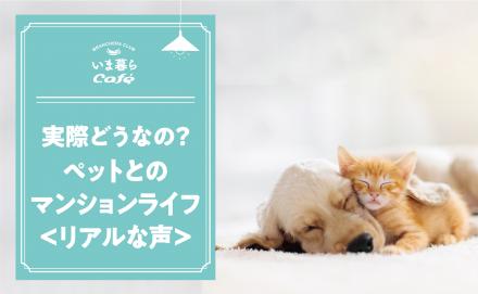 実際どうなの？ペットとのマンションライフ＜リアルな声＞