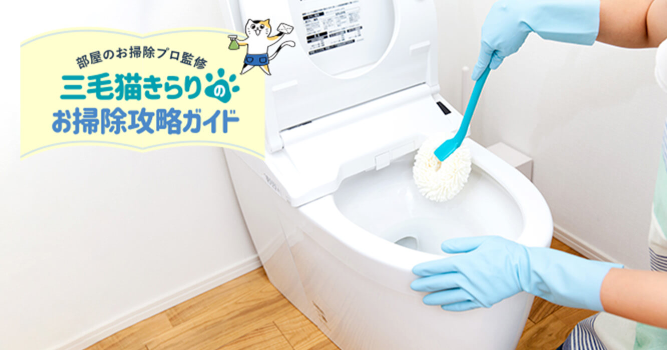 トイレの頑固な尿石の掃除方法！こびりついた黄ばみの取り方をご紹介