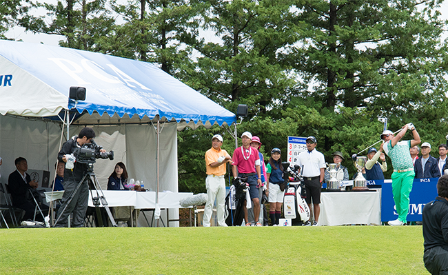 プロゴルフ観戦ツアー イベントレポートの画像