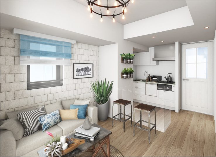 室内完成予想図（Atype） | my style 「california」