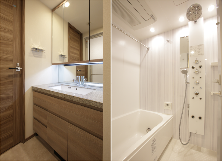 パウダールーム（Btype）・バスルーム（Btype） | my style 「dark」