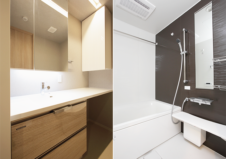 洗面室・バスルーム(402号室)