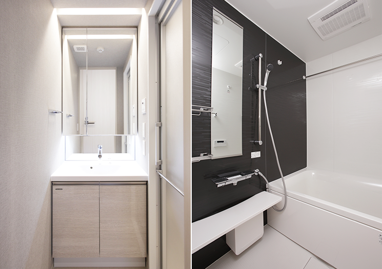 洗面室・バスルーム(401号室)