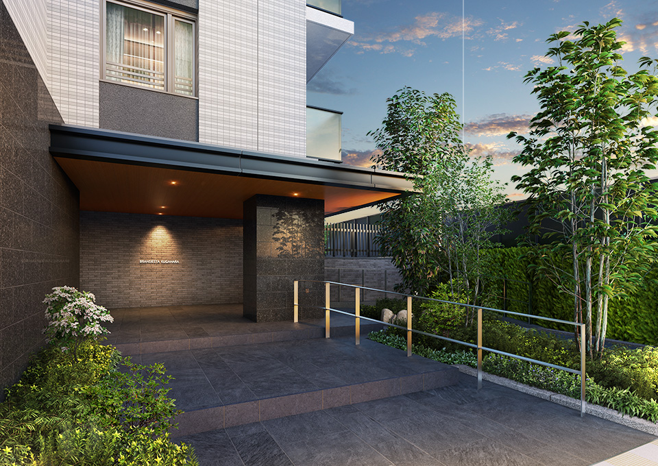 エントランスアプローチ完成予想CG