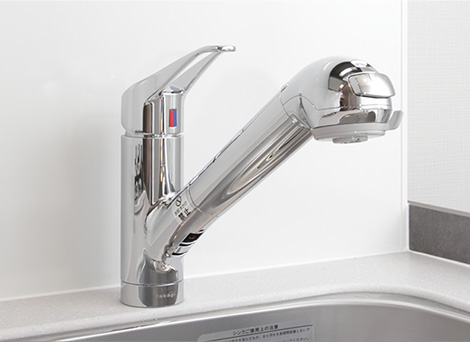 浄水器一体型シャワー水栓