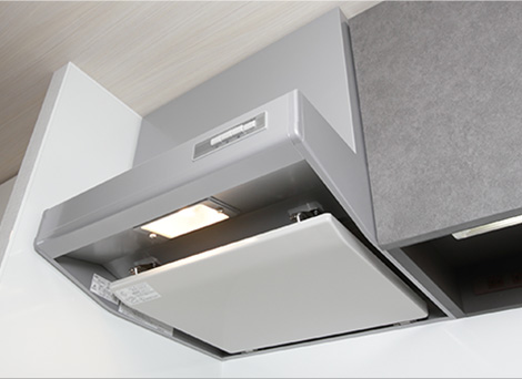 整流板付レンジフード