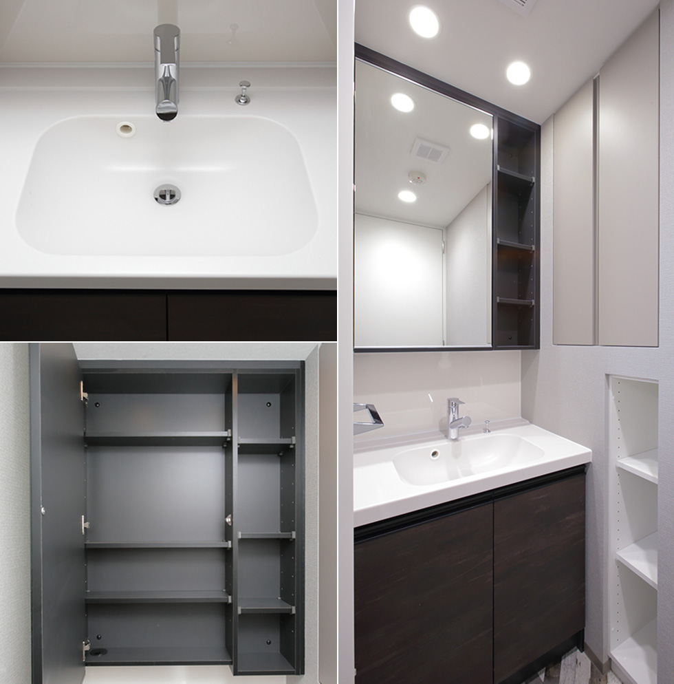 オリジナル洗面化粧台