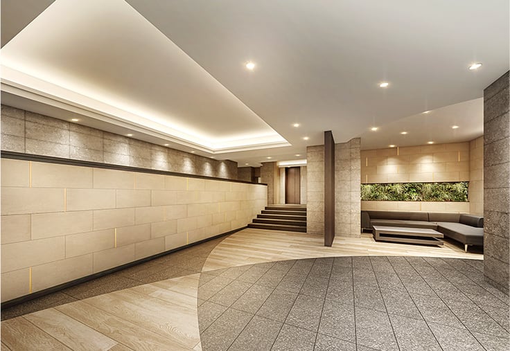 エントランスホール完成予想CG