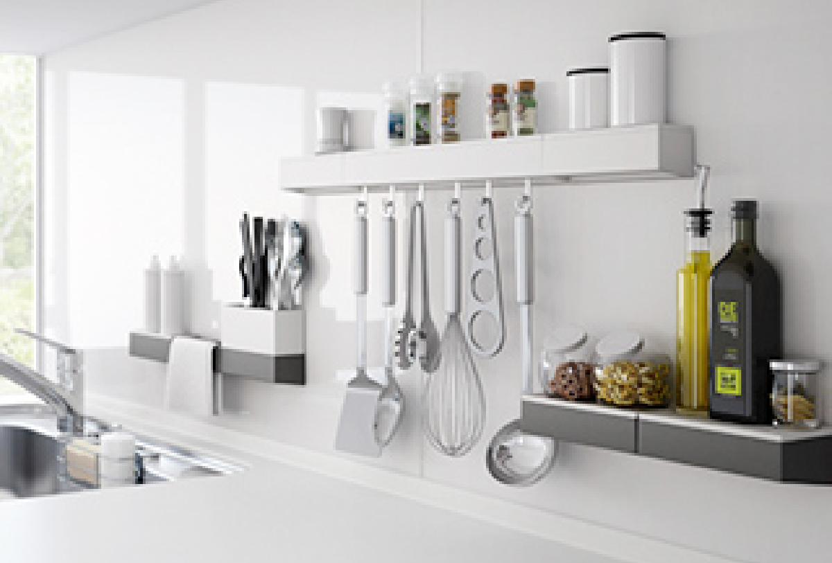 マグネットのつくキッチン壁面 お手入れ簡単な壁面パネル