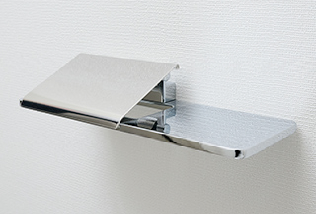 スマートペーパーホルダー スマートフォン置き場付きトイレットペーパーホルダー