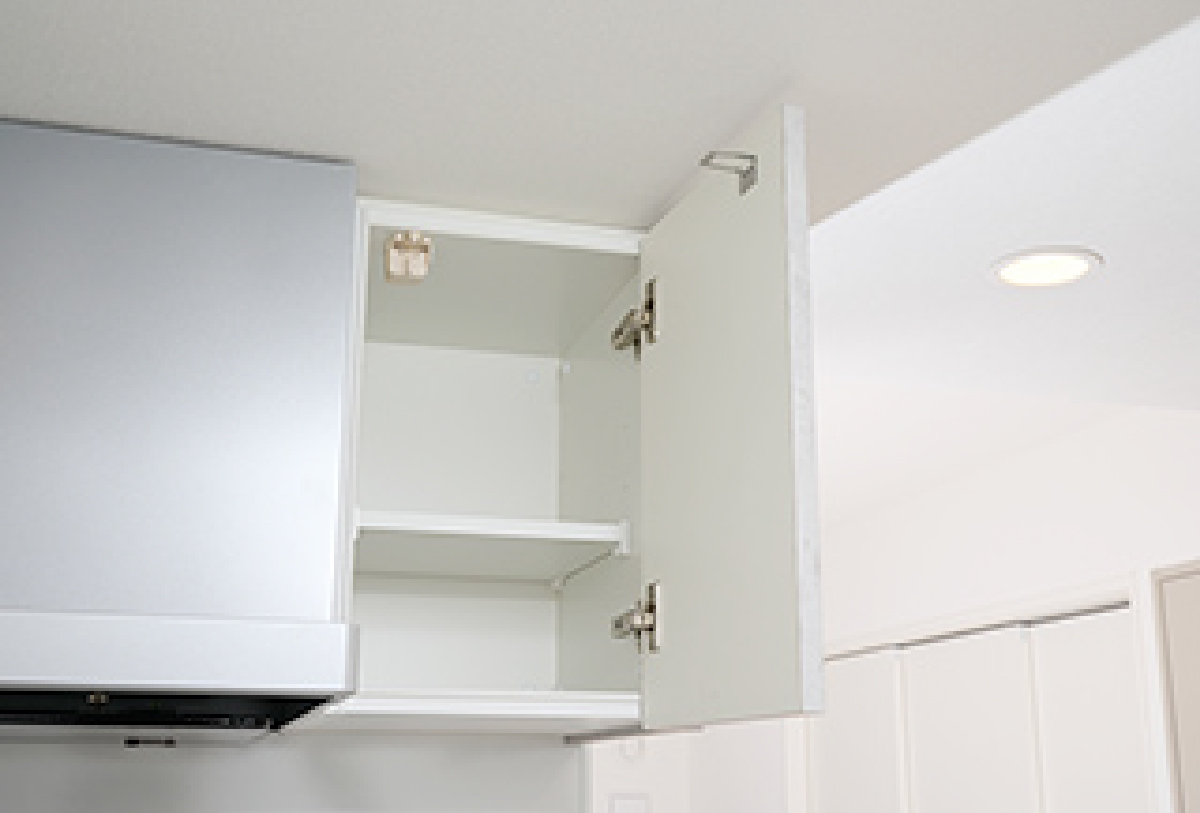 吊戸棚 耐震ラッチ付きキッチン収納