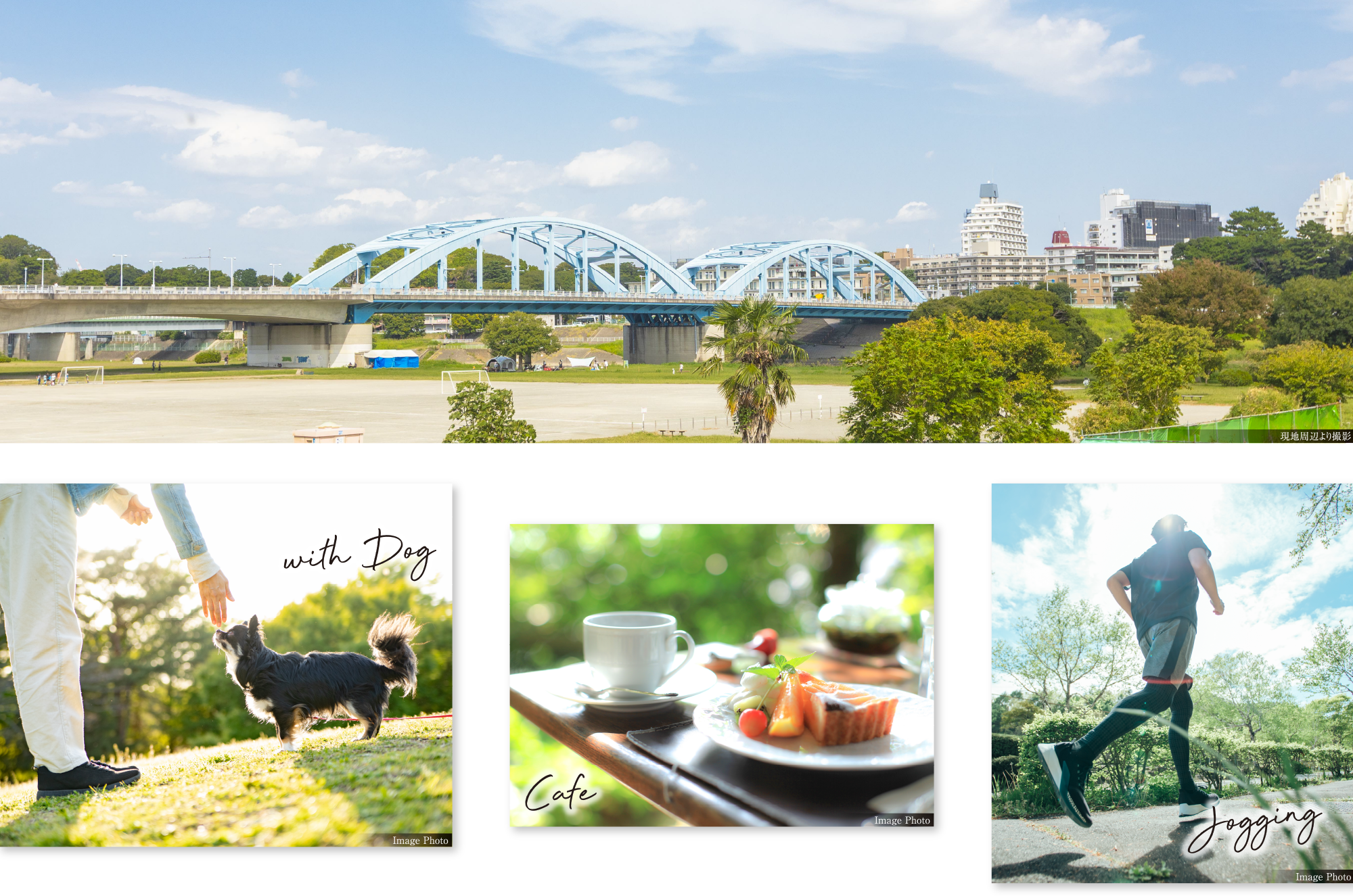 with dog cafe Jogging