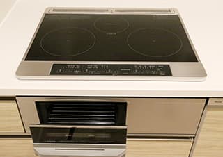 グリル付きコンロ