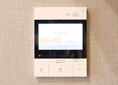 カラーモニター付きインターホン