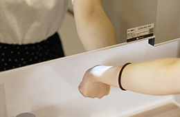 洗面空間で健康情報を収集