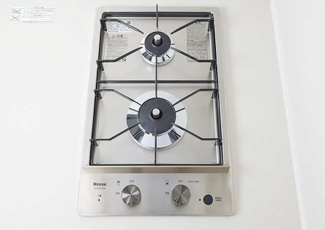 2口コンロ 撮影写真