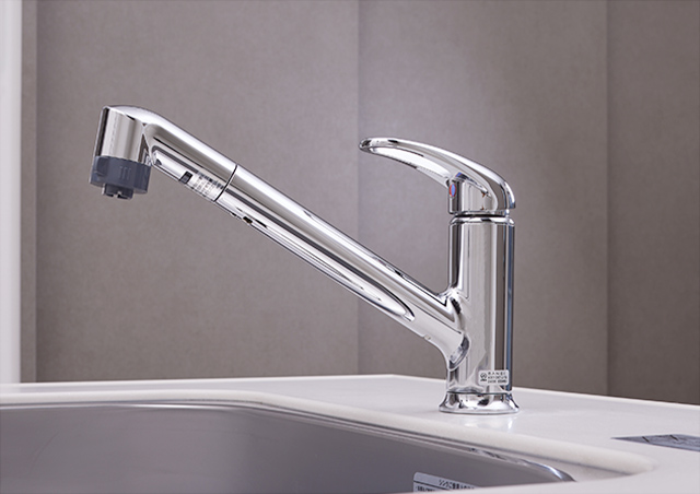 シングルレバーシャワー水栓 撮影写真