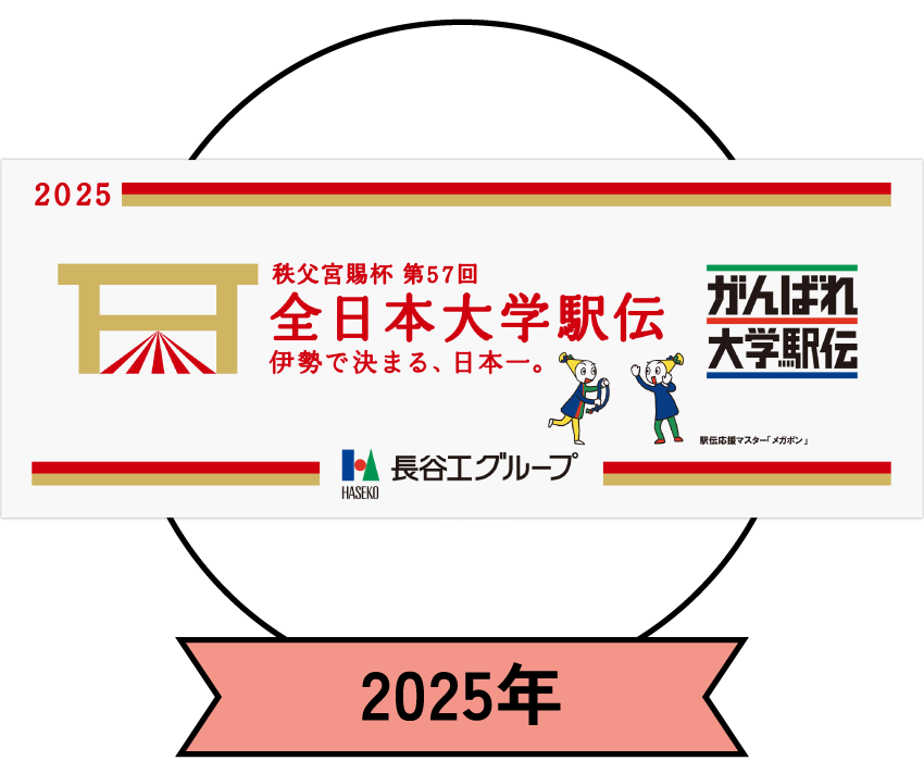 駅伝出場記念タオル 2025年