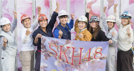 SKH48 志木長谷工レディースチーム集合写真