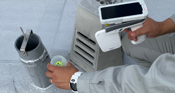 Installation testing using RFID tags