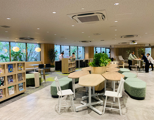 In Flexible Space, table layout can be changed freely.