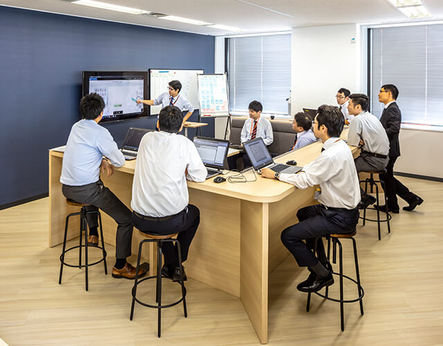 TED space: 'Sketch Point' where employees can immediately sketch their ideas derived from communication