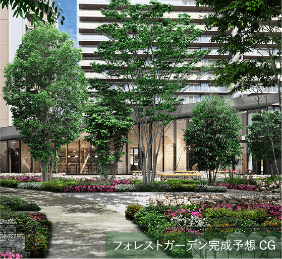 フォレストガーデン完成予想CG