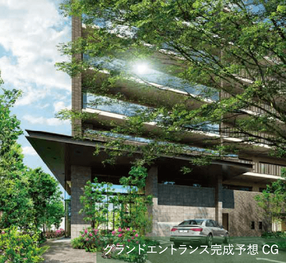 敷地に植えられていた135本の樹木