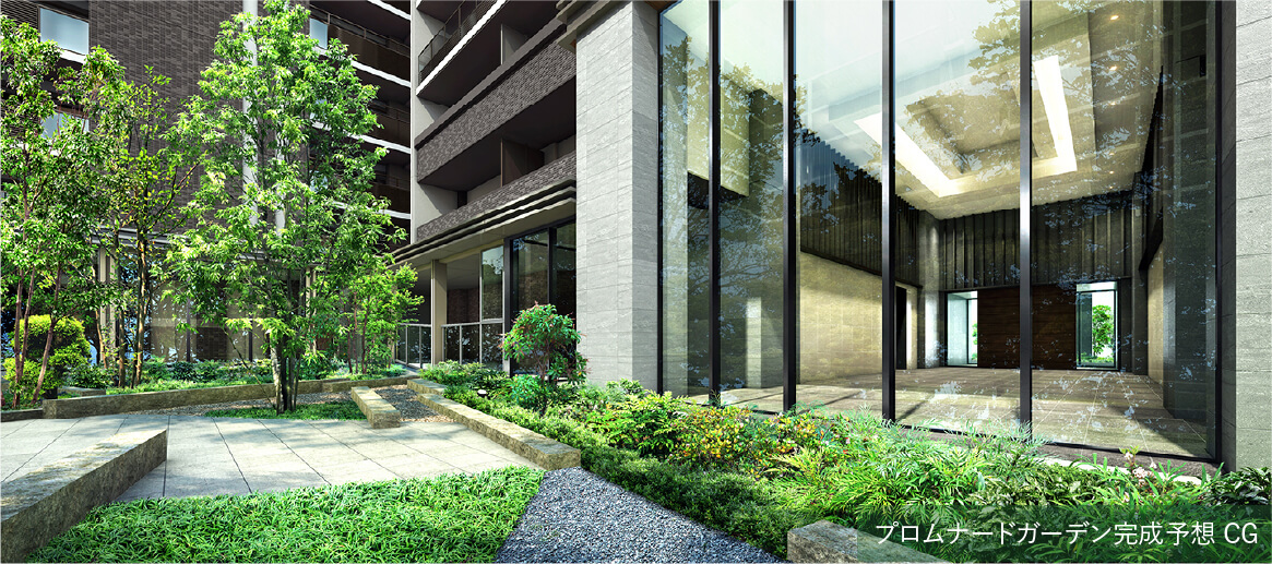 プロムナードガーデン完成予定CG