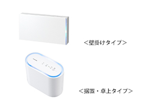 ウイルス抑制・除菌脱臭用UV-LED光触媒装置