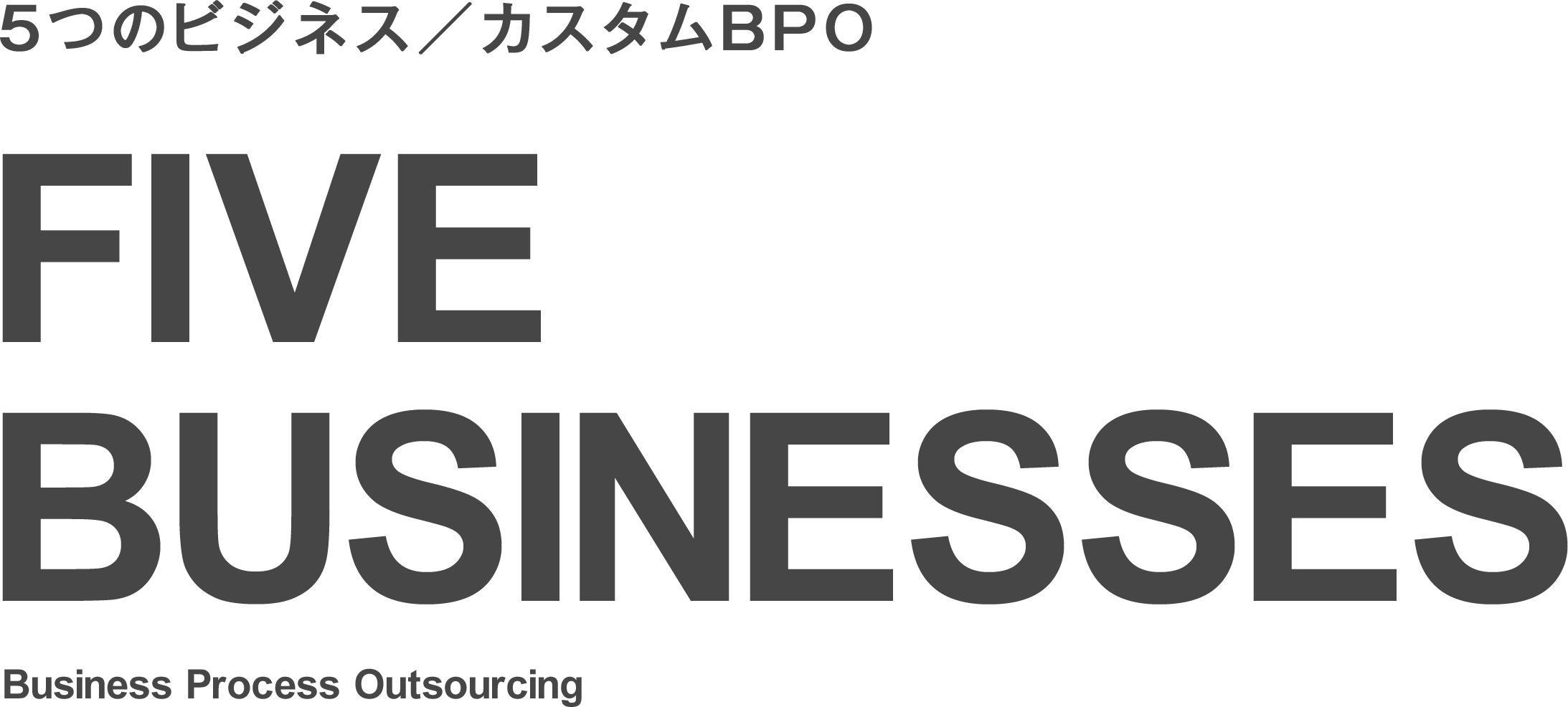 BPOソリューション／カスタムBPO｜CUSTOM BPO