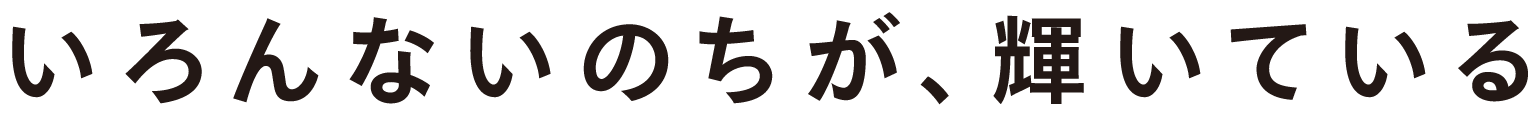 いろんないのちが、輝いている