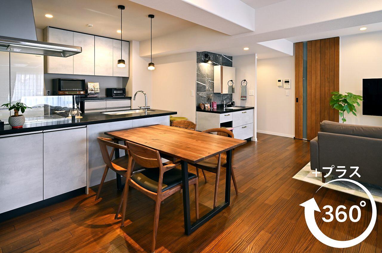 洗面化粧台をリビングに。介護がしやすいマンションリフォーム。