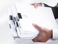 申込書、契約書、注文書、請求書、領収書など