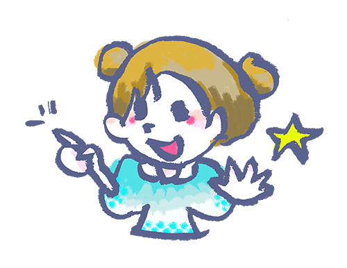 デジタルで絵を描く子どものイラスト