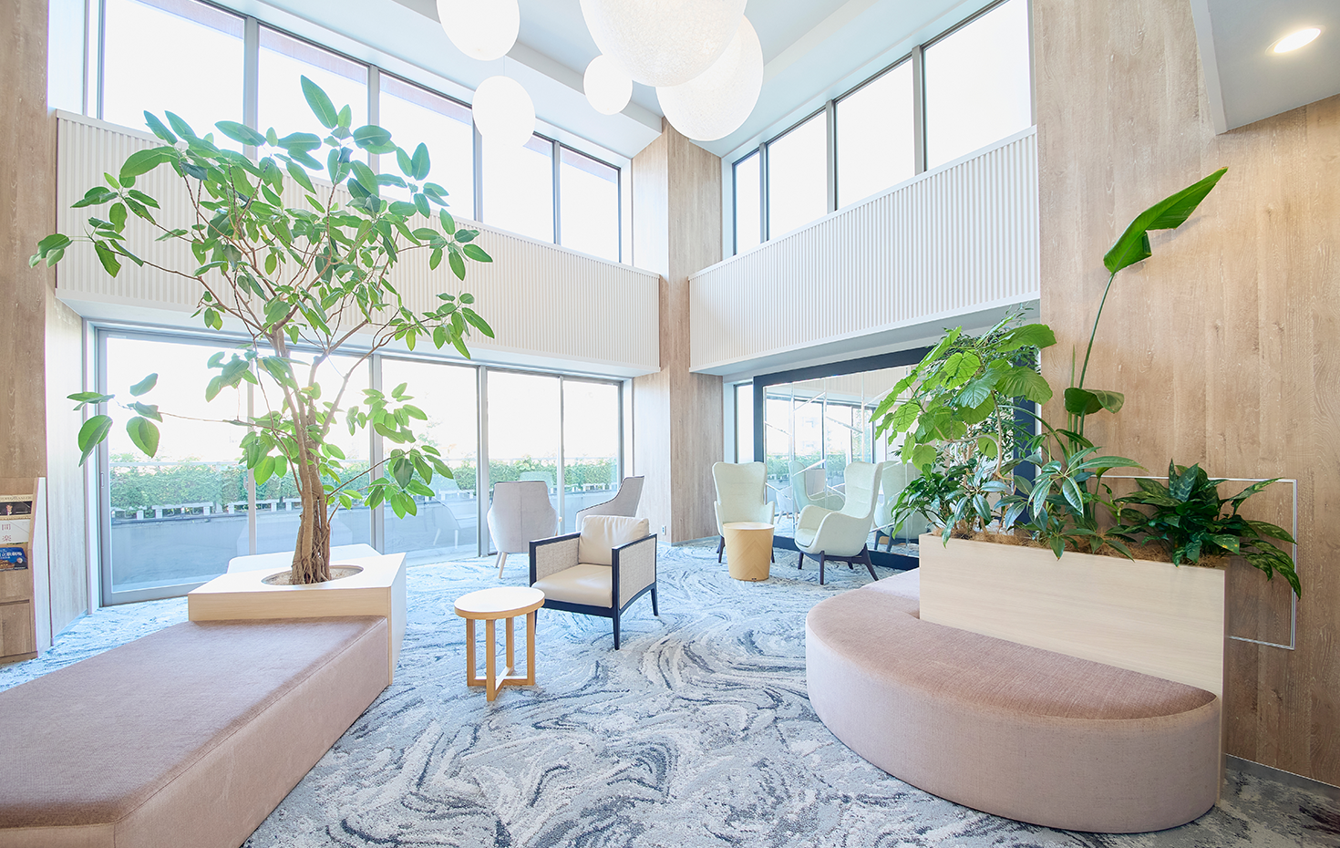 ブランシエール目黒吹き抜けラウンジ