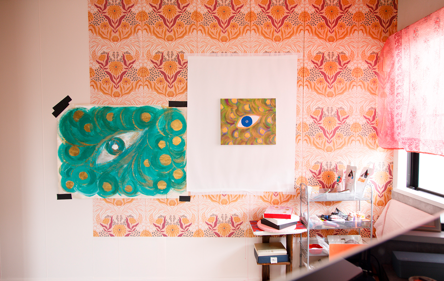 力石さん自作の絵