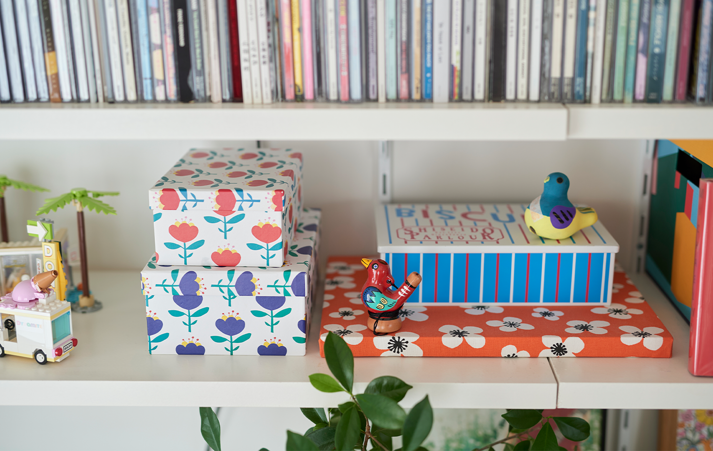 音楽鑑賞が趣味とのことでCDがずらり