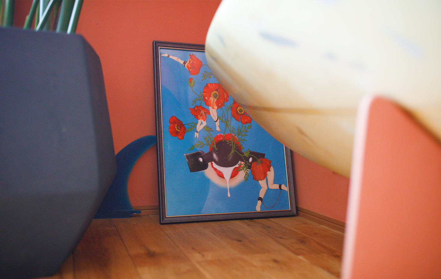 リビングの絵