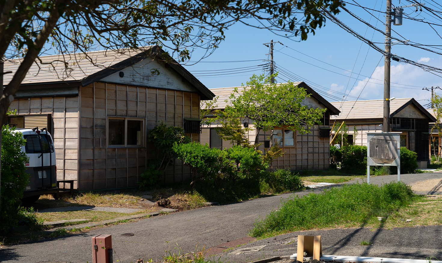 1960年代につくられた建物に手を入れ活用している、2026年現在の月見台住宅