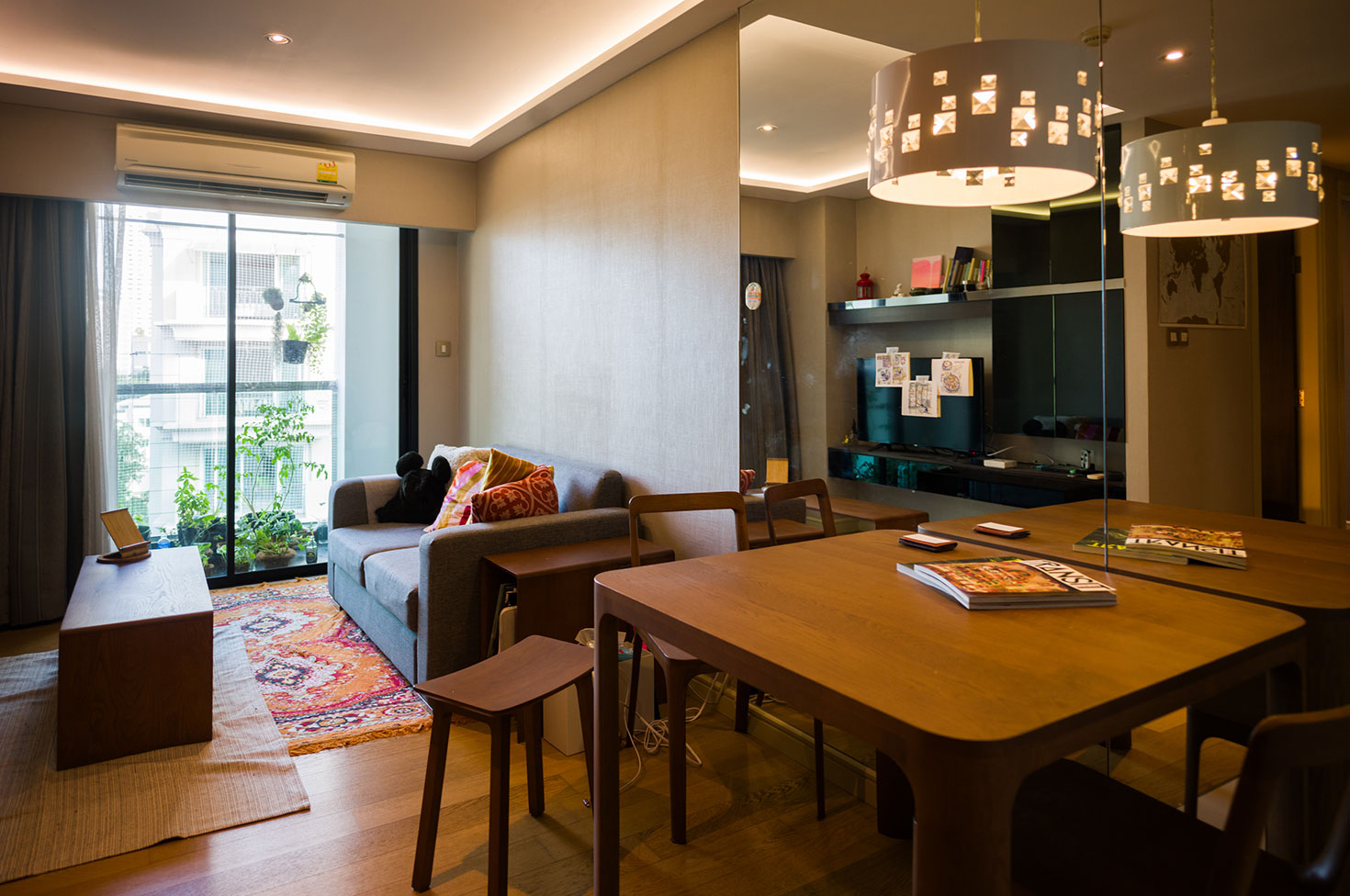 リーさん宅のリビング