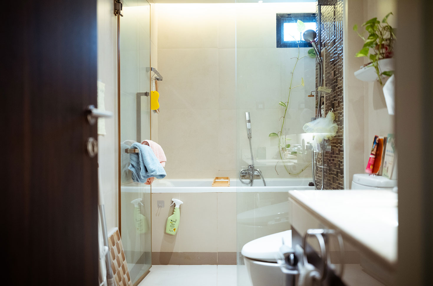 リーさん宅のバスルーム