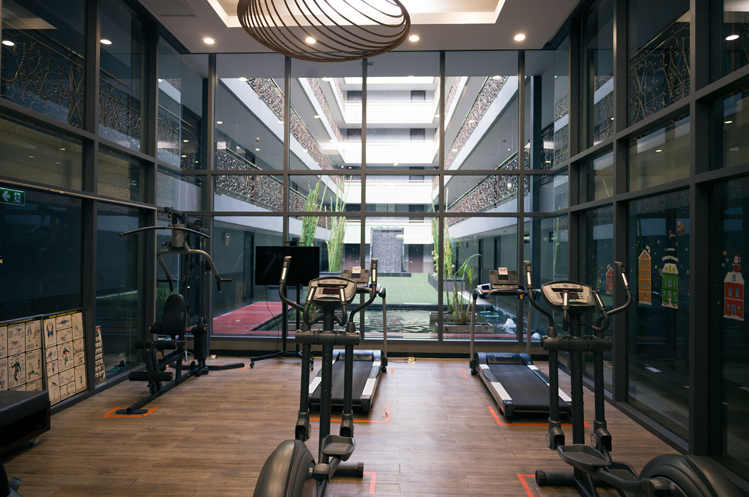 リーさん宅のジム