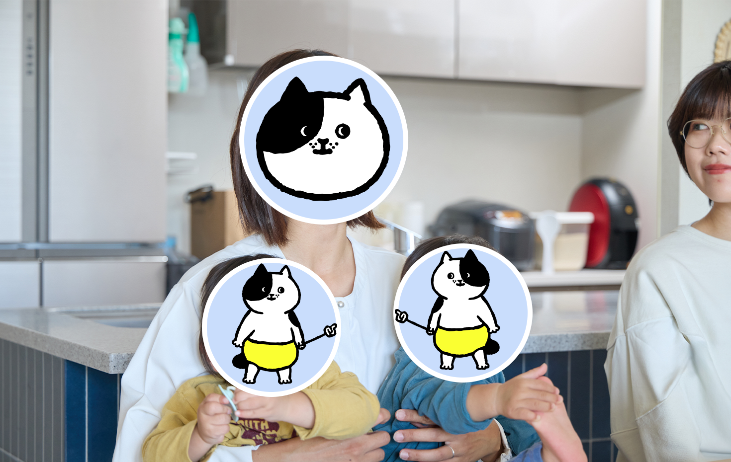 暮らし探求メディア「くらしちゃん」の整理収納サービスを受けた家族の画像