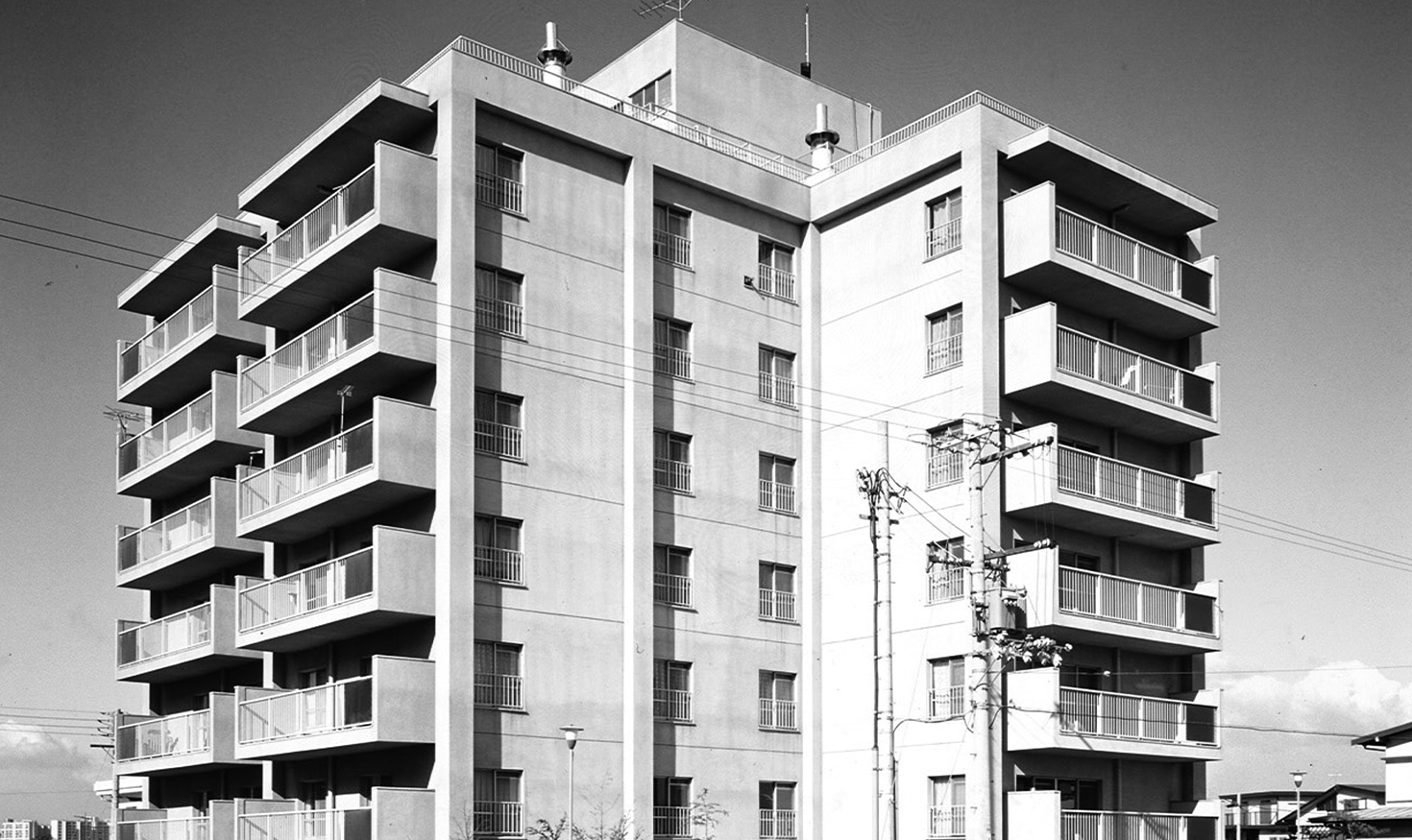 高度経済成長期にあたる1968年に建てられた、東豊中実験住宅