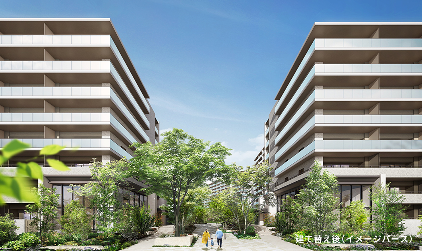 二棟は2027年6月に建て変わる予定だ