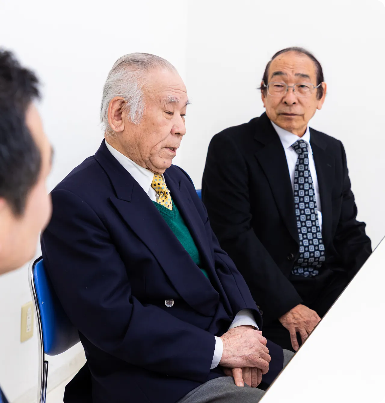 インタビュー風景写真