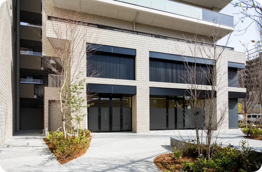 東街区 外構・店舗外観