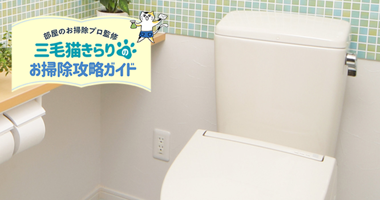 トイレタンクの掃除方法。部品を傷めない正しい掃除の仕方をご紹介！
