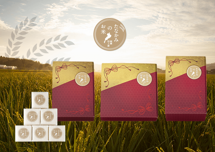 ご贈答用|たなかみ米商品ラインナップ
